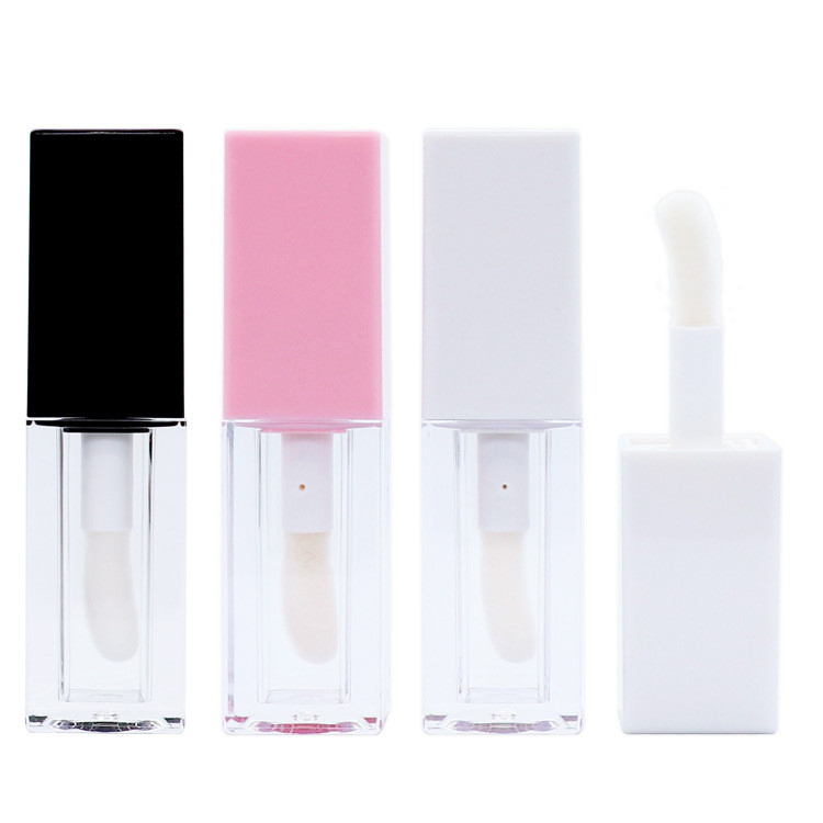 Waterproof AS Plastic Empty Lip Gloss Tubes With Wand 3.5ml 5ml 6ml