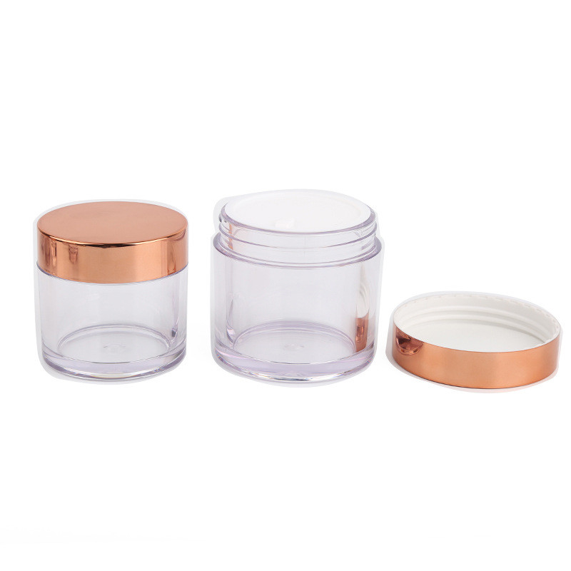 3-250g Petg Material Empty Face Cream Jar Cream Jars Cosmetic Packaging