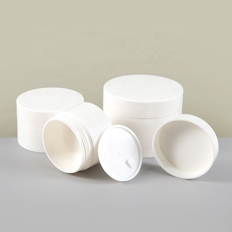 30g 50g 100g 120g 4oz Cream Packaging Clear Pet Plastic Cosmetic Jars With Plastic Lid