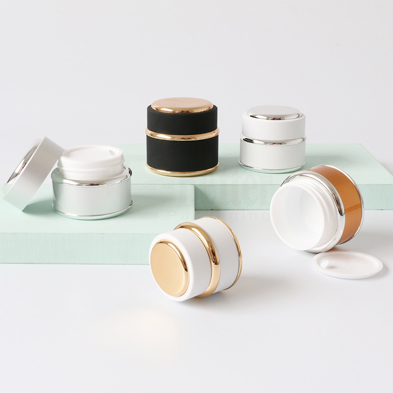 5ml 10ml 30ml 50ml PP Empty Plastic Cosmetic Jars Body Cream Packaging