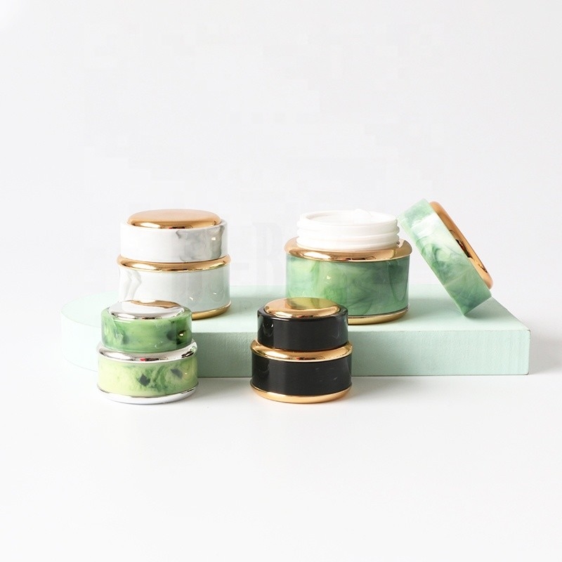 5ml 10ml 30ml 50ml PP Empty Plastic Cosmetic Jars Body Cream Packaging